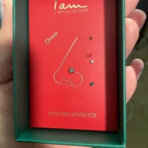 Limited Edition Sterling Silver Nose Stud Set